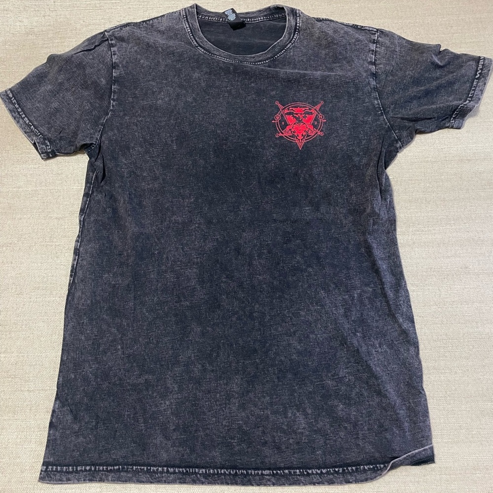 Diablo Hells Ink Tour acid wash tshirt